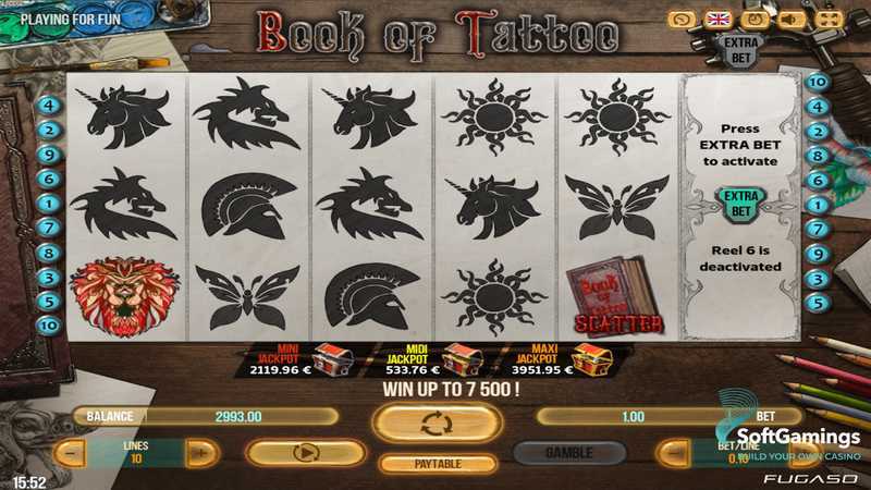 Play Book Of Tattoo