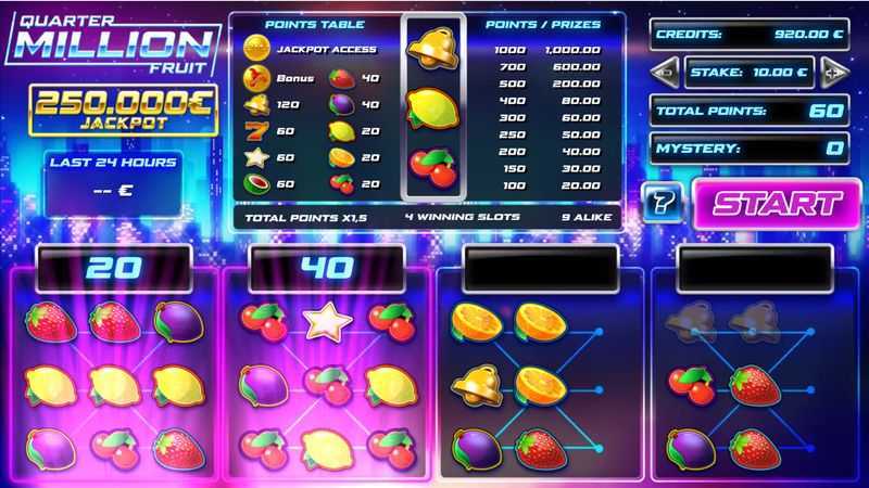 Play Quarter Million Fruit