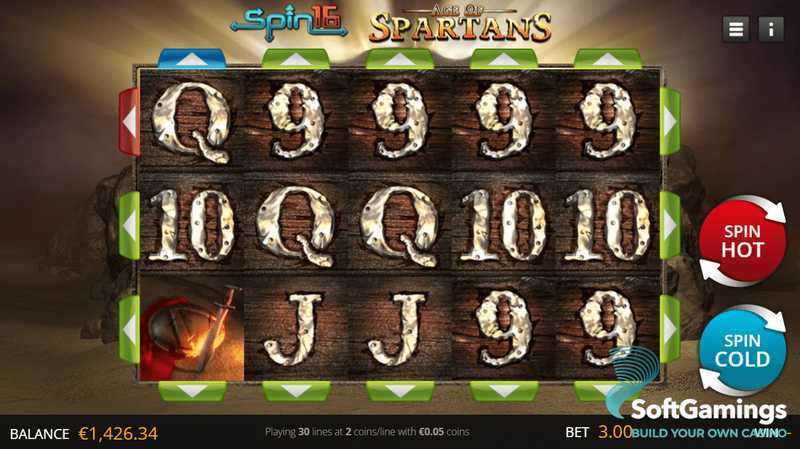 Play Age of Spartans Spin16