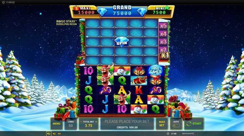 Bingo Staxx Rudolph's Reign Bingo Staxx Rudolph's Reign