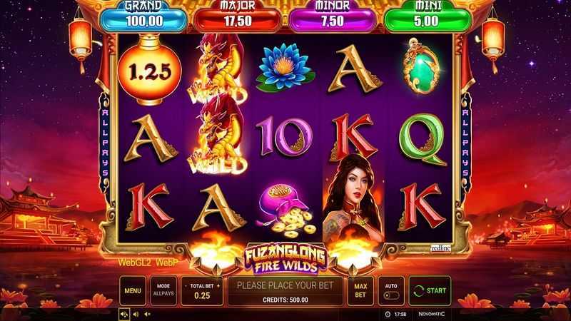 Play Fuzanglong Fire Wilds