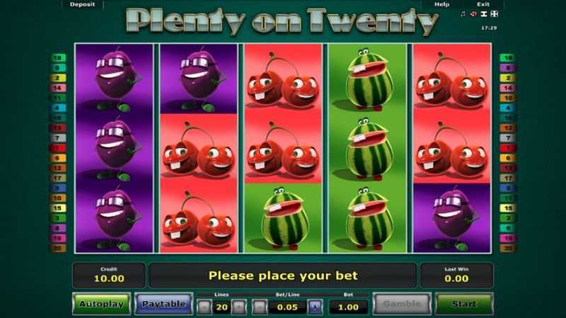 Play Plenty on Twenty