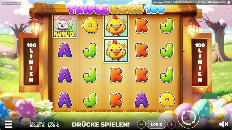 Play Triple Eggs 100