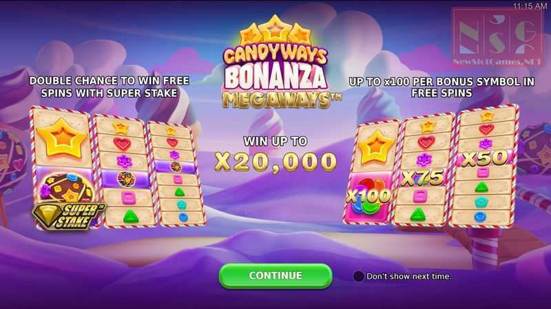 Candyways Bonanza Megaways Candyways Bonanza Megaways