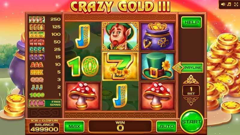 Play Crazy gold III (3x3)
