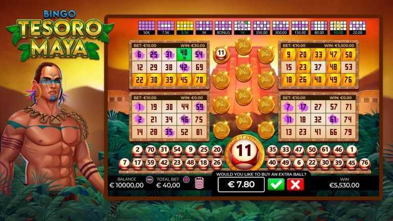 Bingo Tesoro Maya