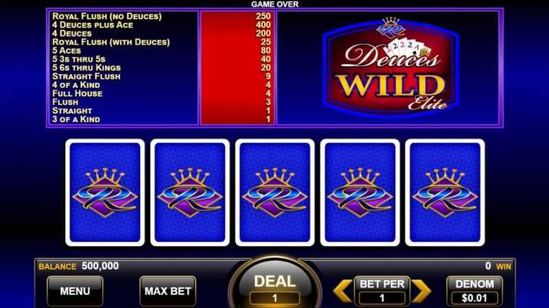 50-Line Deuces Wild 50-Line Deuces Wild