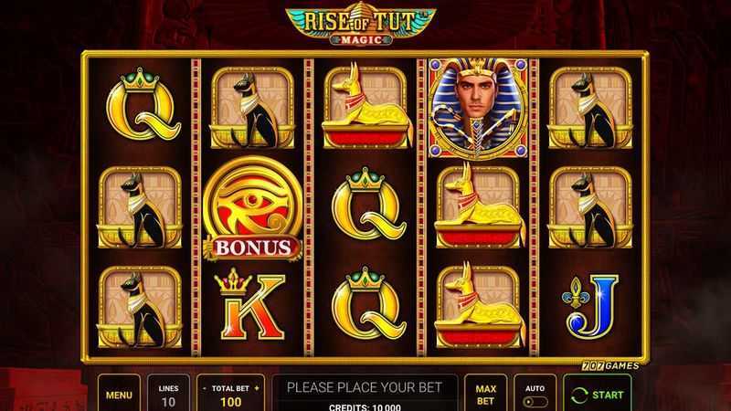 Play Rise of Tut Magic by Greentube