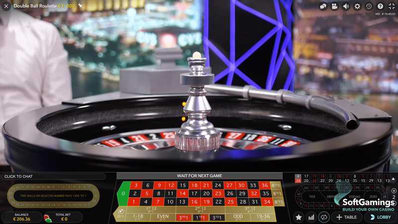 Play Double Ball Roulette by Inspired Gaming