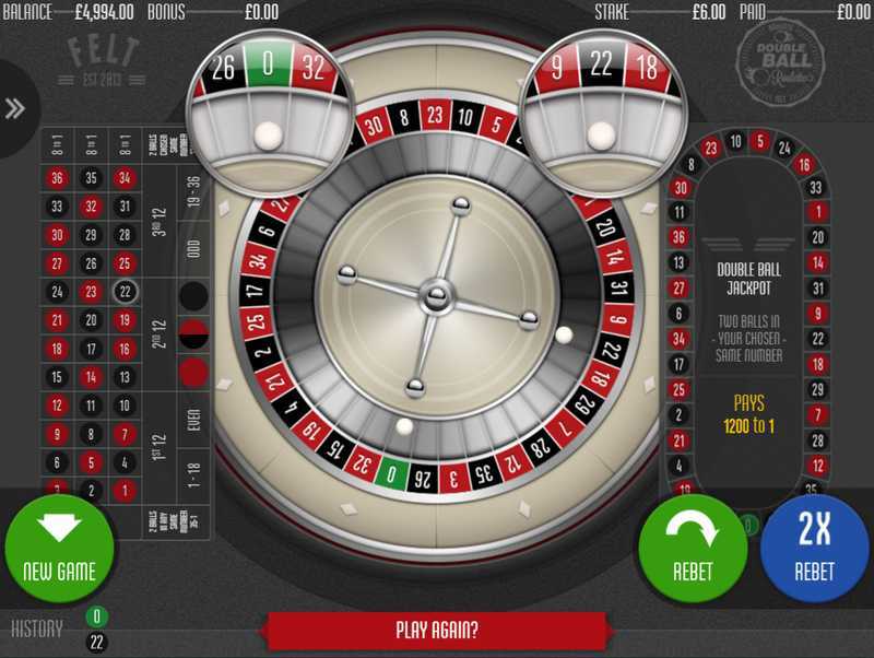 Double Ball Roulette Double Ball Roulette