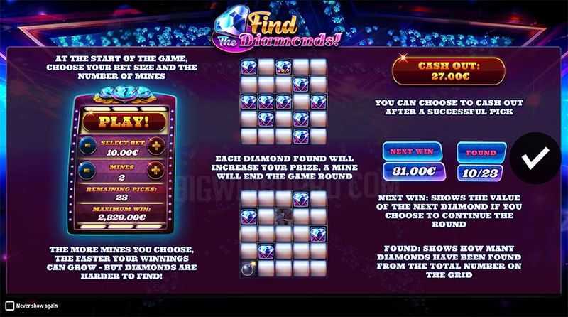 Find the Diamonds! Find the Diamonds!