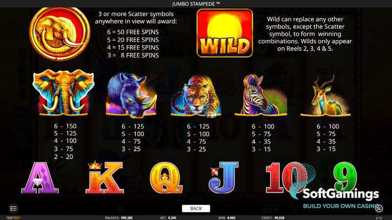 Play Jumbo Stampede by Isoftbet