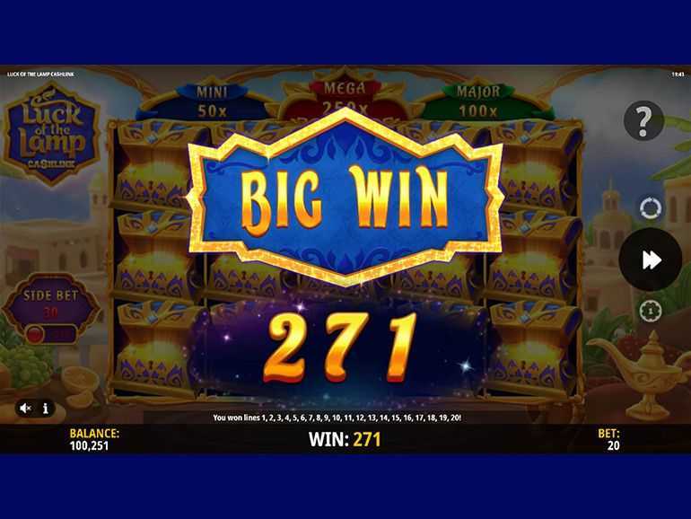 Luck of the Lamp Cashlink Luck of the Lamp Cashlink