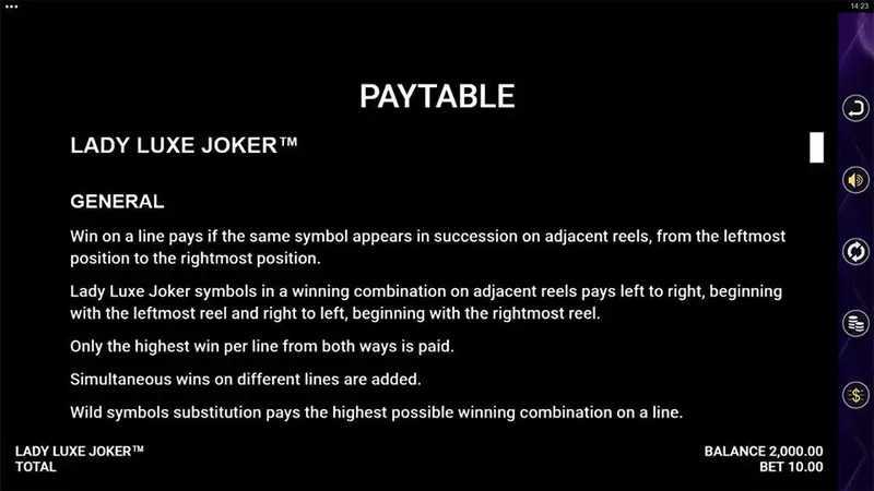 Lady Luxe Joker Lady Luxe Joker