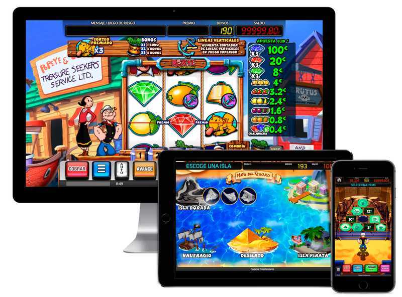 Play Popeye Cazatesoros by Mga Games