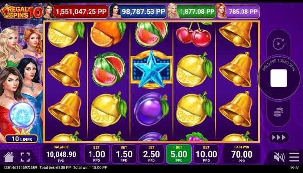 Regal Spins 40/6 Regal Spins 40/6