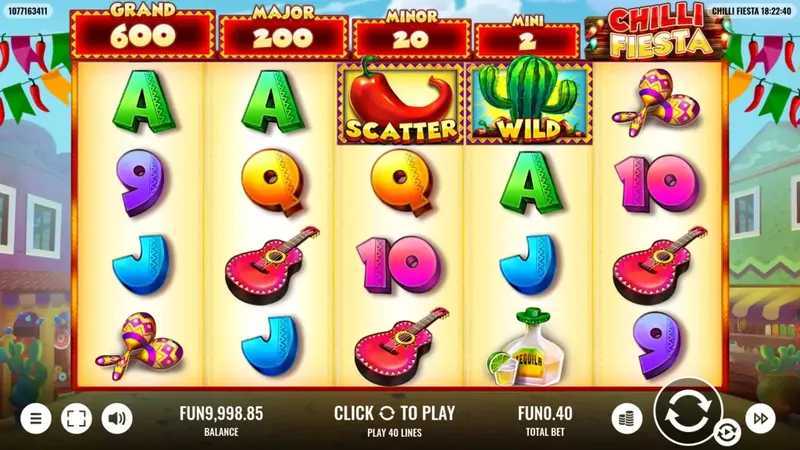 Play Chilli Fiesta by Platipus