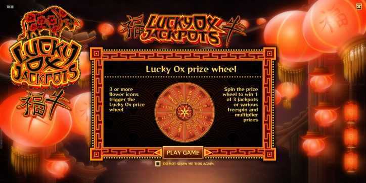 Lucky Ox Jackpots Lucky Ox Jackpots