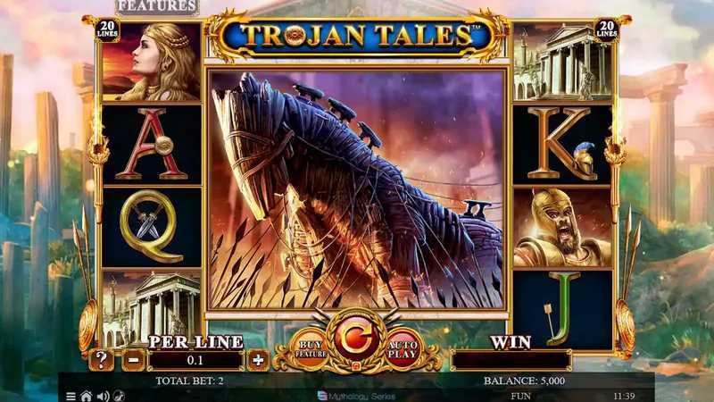 Play Trojan Tales - The Golden Era by Spinomenal
